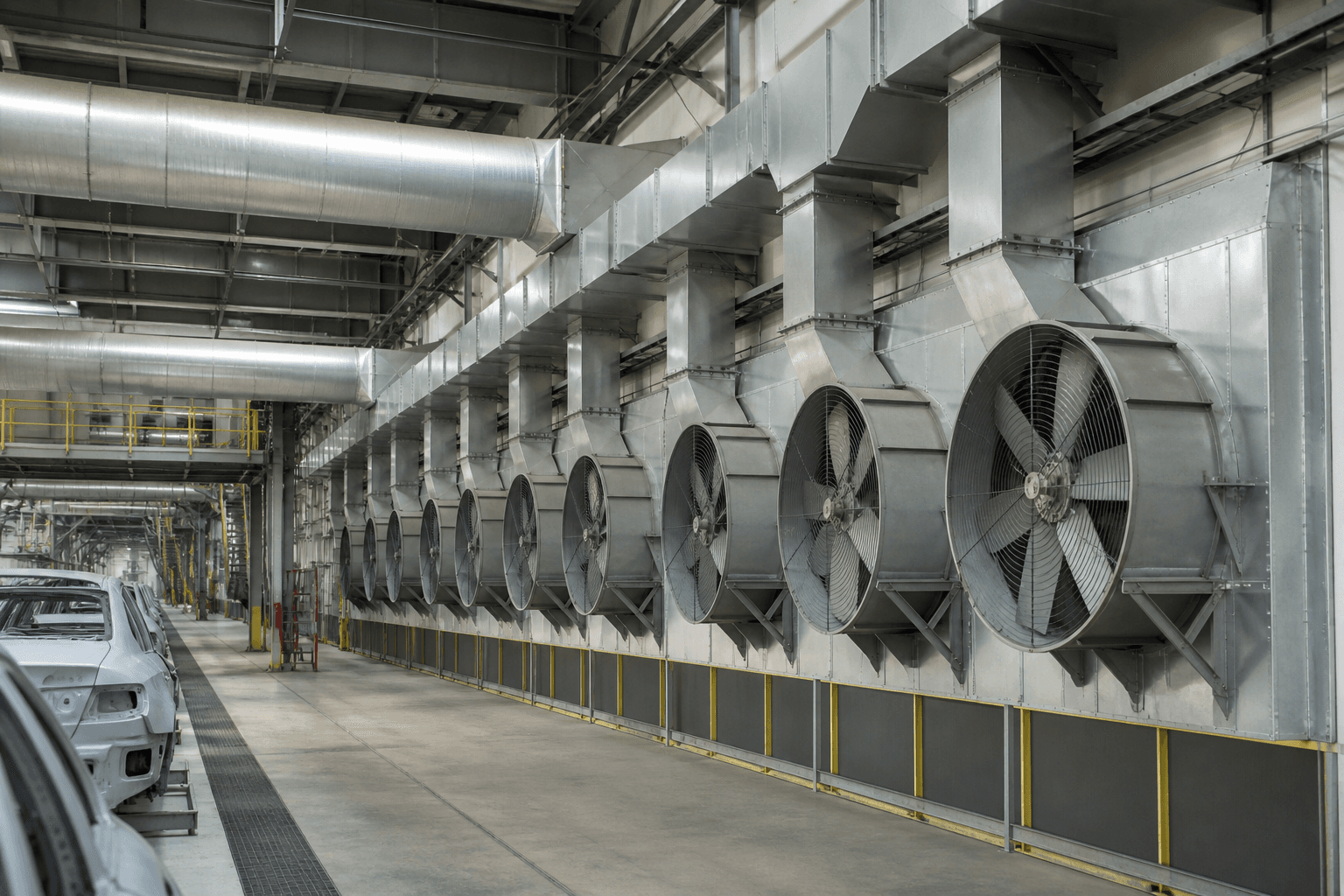 Apex Motors Paint Line Fans